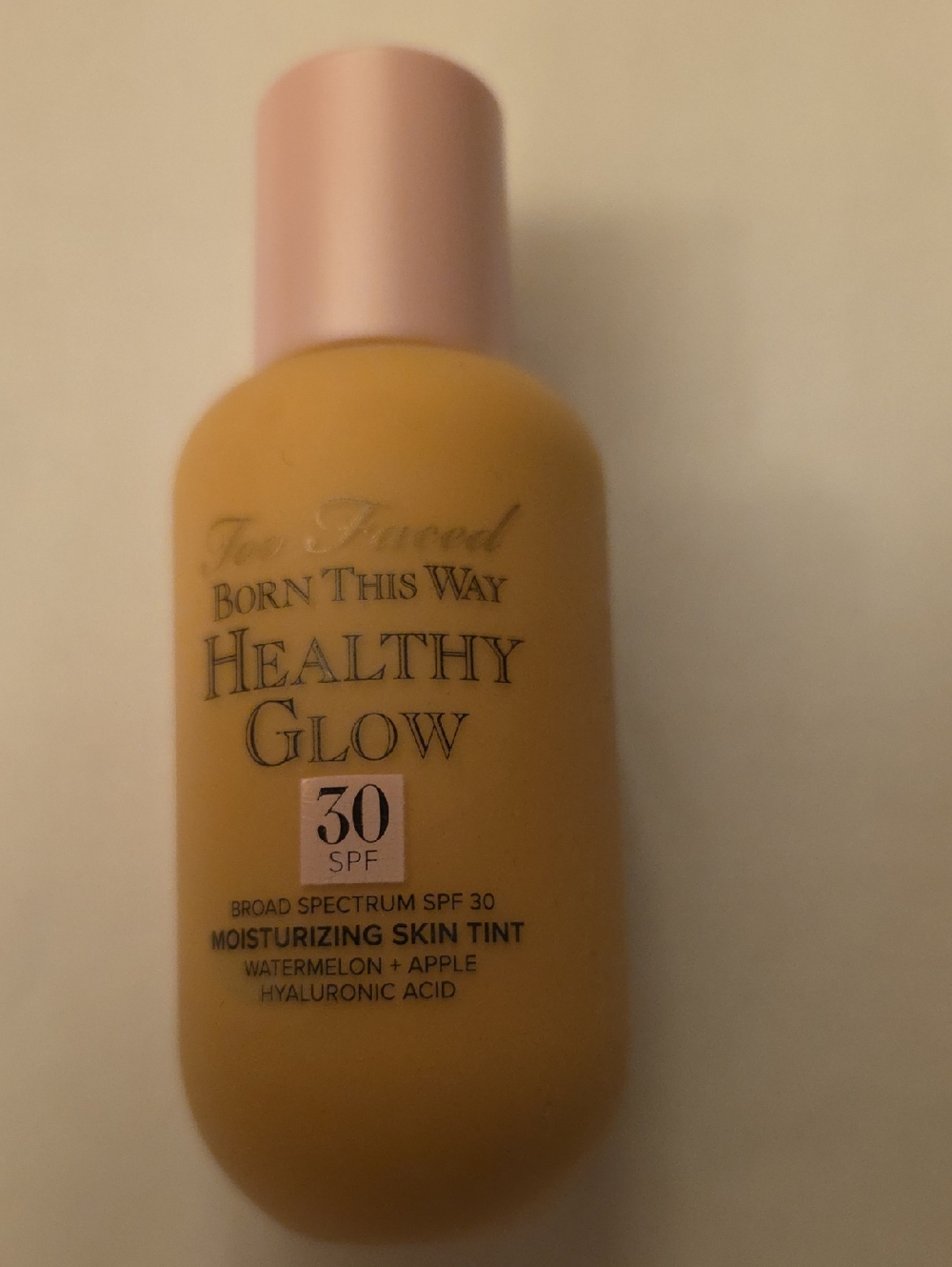2 new Too Faced Skin Tint Foundation shade vanilla